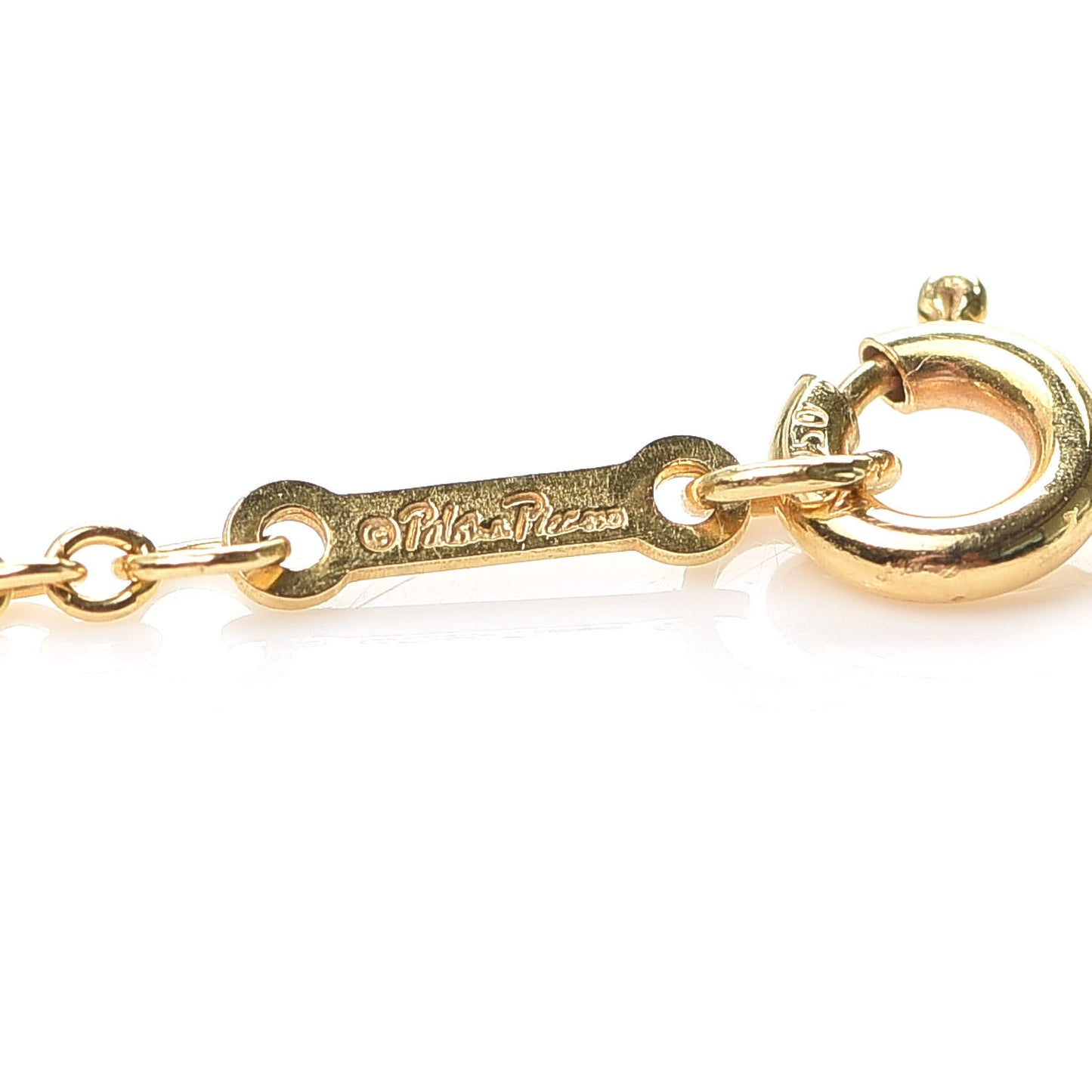 18K Yellow Gold Diamond Double Loving Heart Bracelet