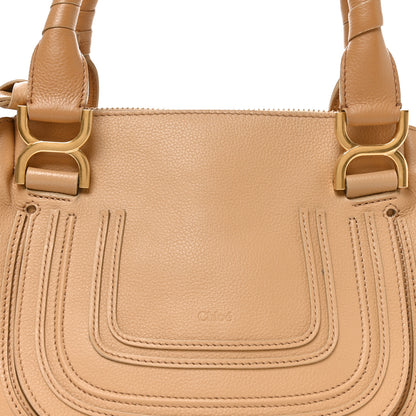 Chloe Calfskin Small Marcie Satchel Milky Brown 8 of 10