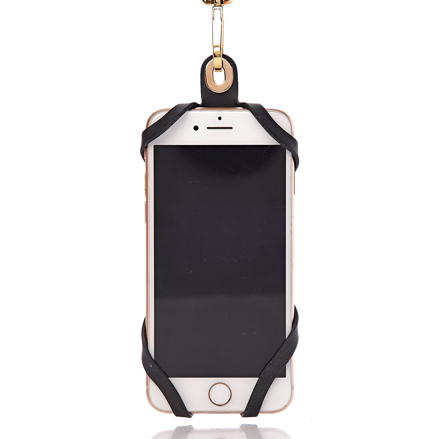 Louis Vuitton Monogram Silicone Louise Phone Holder Black 6 of 8