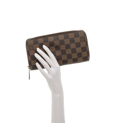 Louis Vuitton Damier Ebene Zippy Wallet 2 of 6