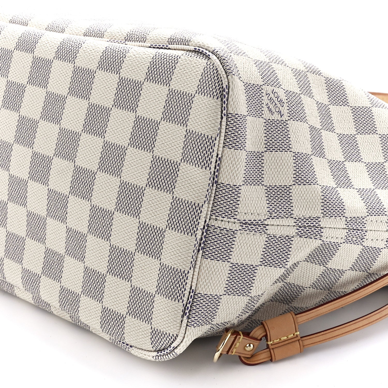 Louis Vuitton Damier Azur Neo Neverfull MM Rose Ballerine 11 of 11