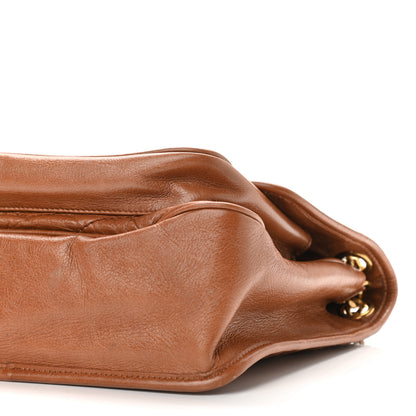 Saint Laurent Crinkled Calfskin Matelasse Monogram Medium Niki Chain Satchel Natural Tan 8 of 8