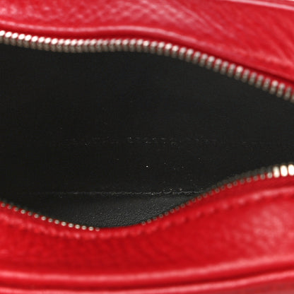 Balenciaga Calfskin Logo XS Everyday Camera Bag Rouge Lantern Black 5 of 10