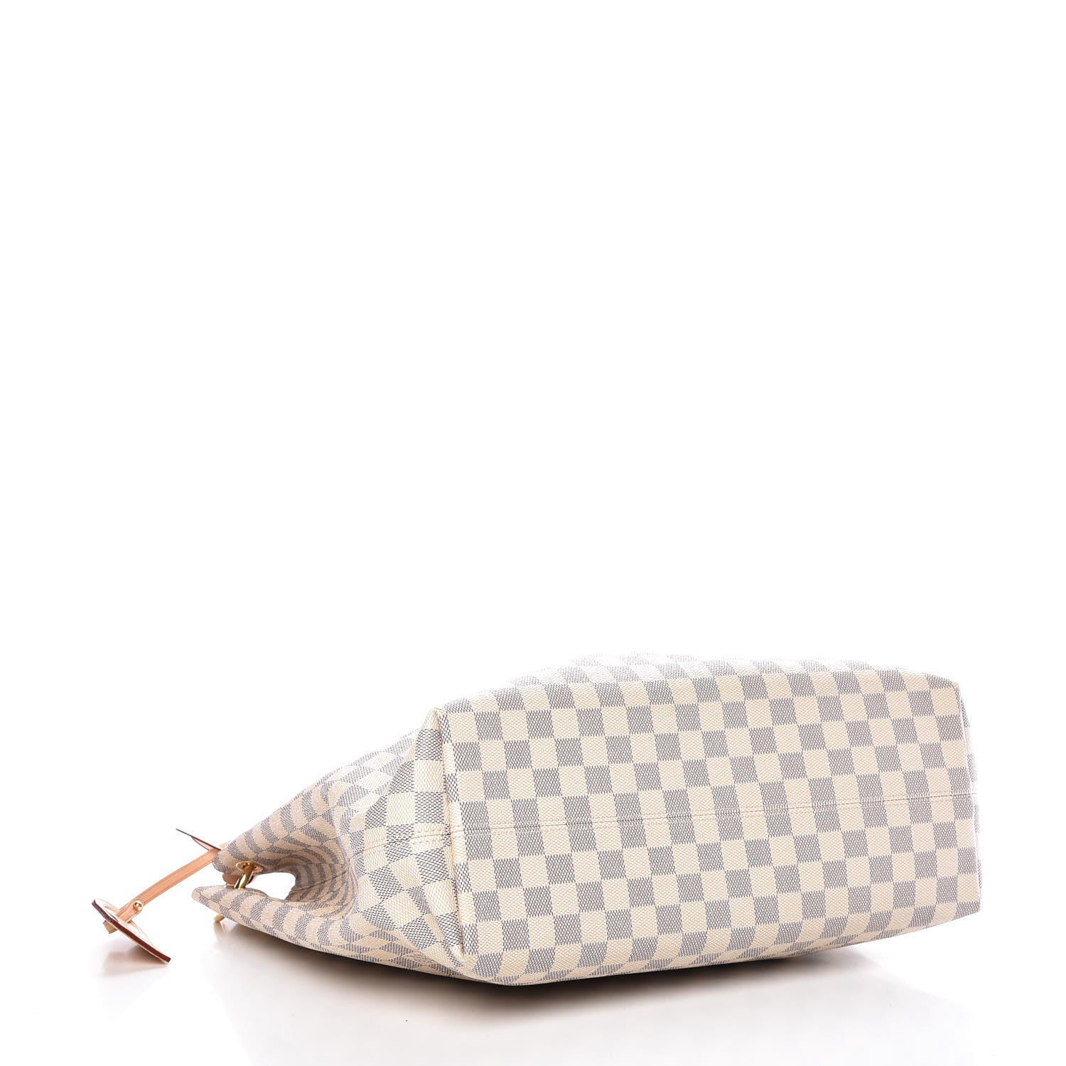 Louis Vuitton Damier Azur Graceful MM Rose Ballerine 4 of 9