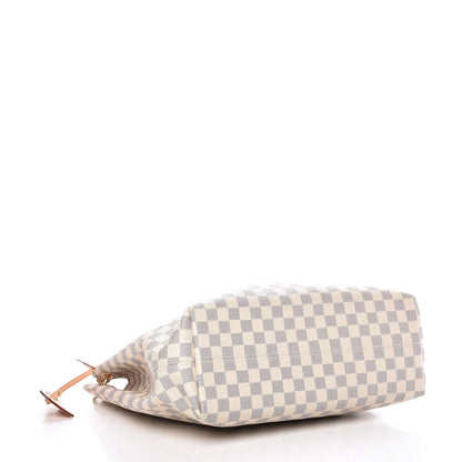 Louis Vuitton Damier Azur Graceful MM Rose Ballerine 4 of 9