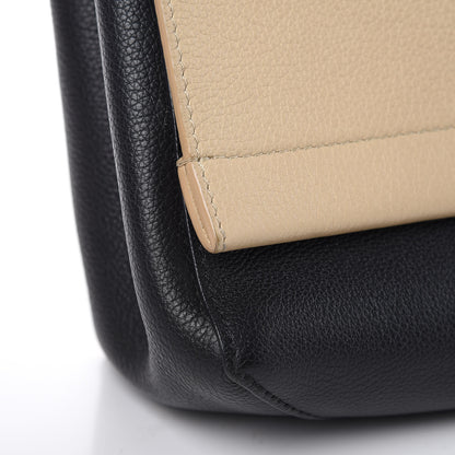 Louis Vuitton Soft Calfskin Lockme II Top Handle Vanille Black 11 of 12