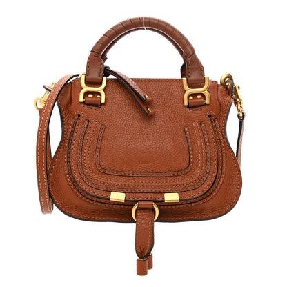 Chloe Calfskin Mini Marcie Satchel Tan 1 of 13