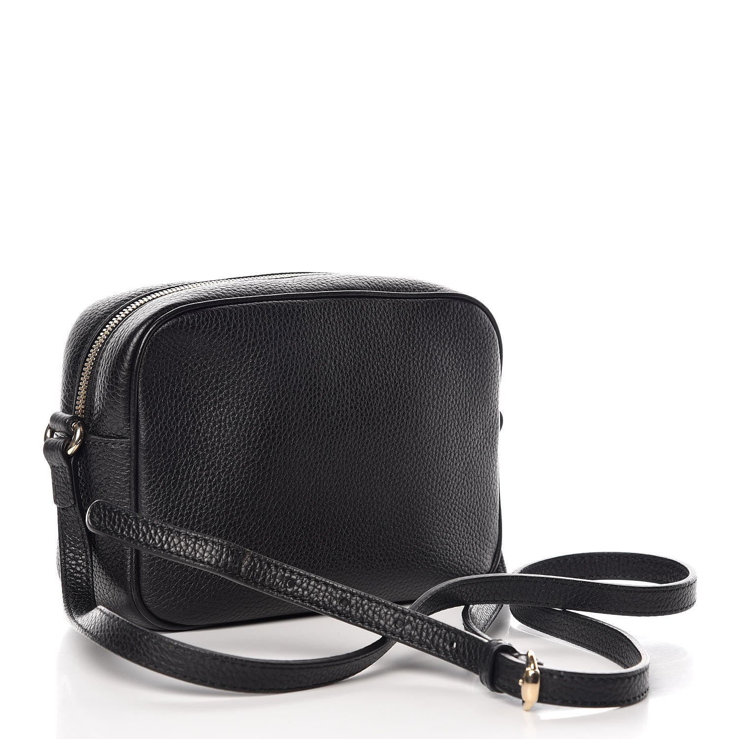 Gucci Pebbled Calfskin Small Soho Disco Bag Black 3 of 9