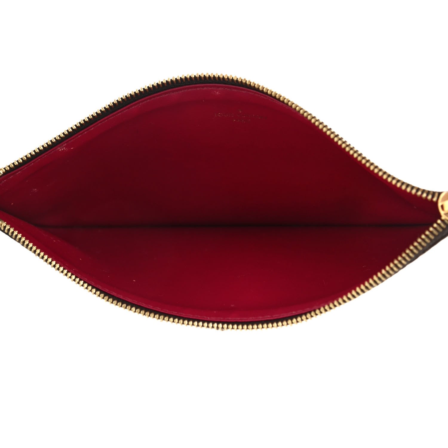 Louis Vuitton Monogram Felicie Chain Wallet Zippered Insert Fuchsia 5 of 6
