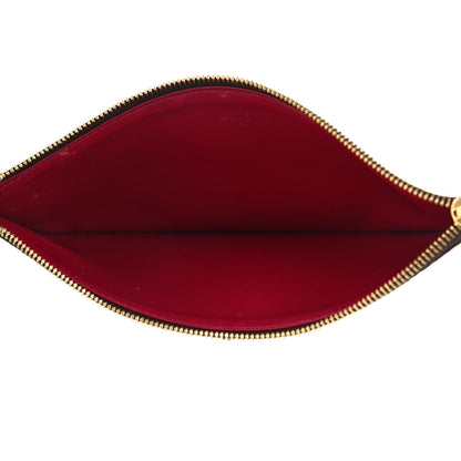 Louis Vuitton Monogram Felicie Chain Wallet Zippered Insert Fuchsia 5 of 6