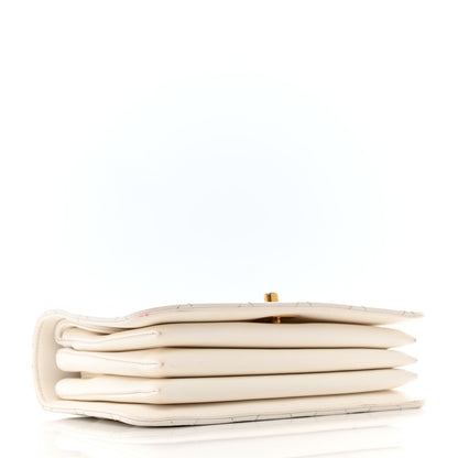 Chanel Caviar Quilted Mini Top Handle Flap White 4 of 12