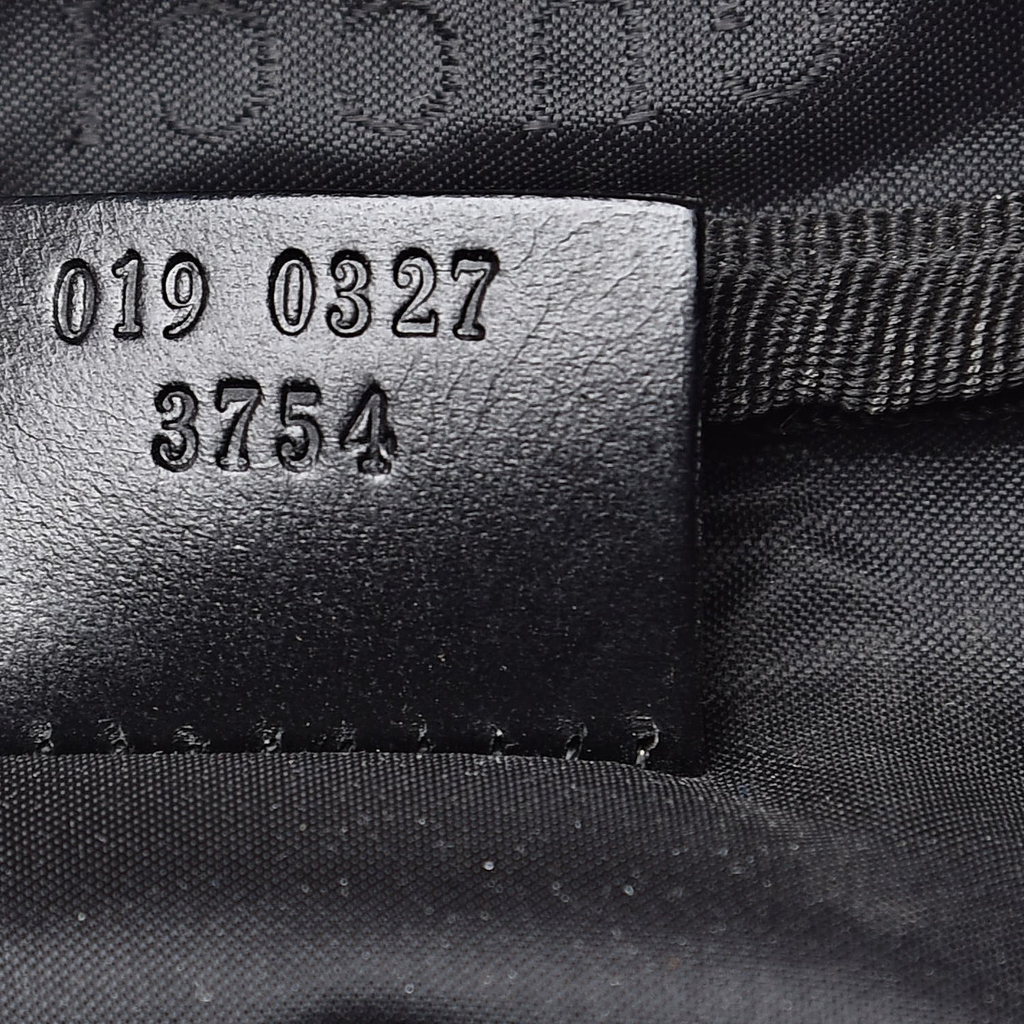 Nylon Calfskin Briefcase Black