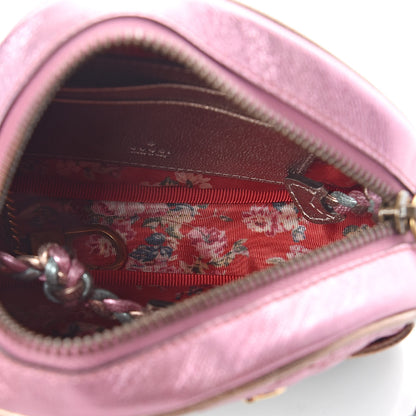 Gucci Laminated Nappa Trapuntata Mini Zumi Dome Shoulder Bag Rosa Lago Rame 5 of 10