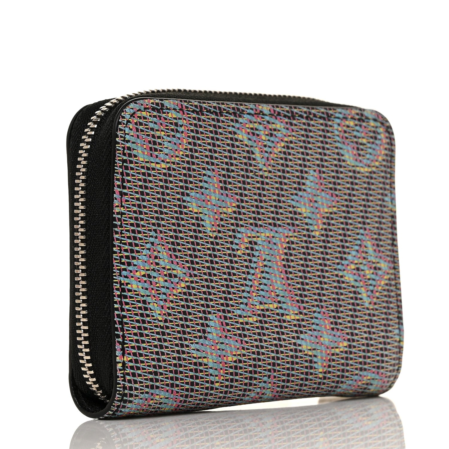 Louis Vuitton Calfskin Monogram LV Pop Zippy Coin Purse Blue 3 of 9