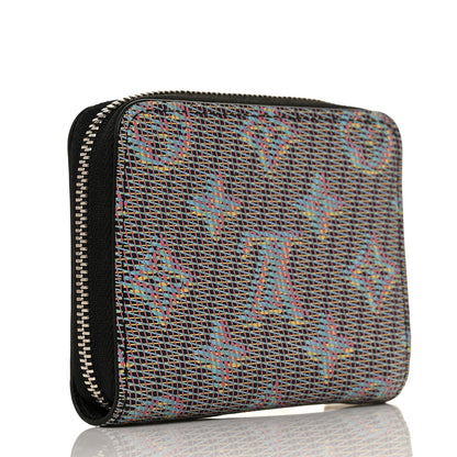 Louis Vuitton Calfskin Monogram LV Pop Zippy Coin Purse Blue 3 of 9