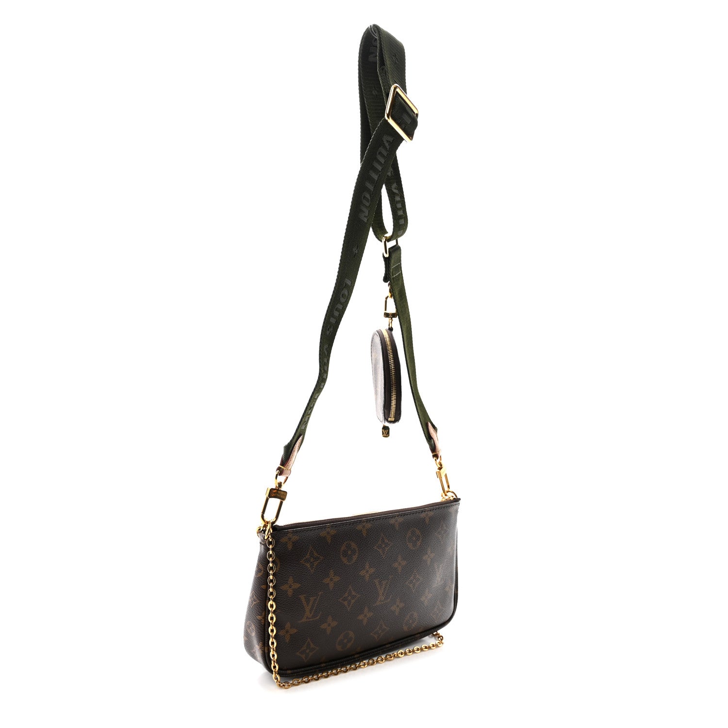 Louis Vuitton Monogram Multi Pochette Accessories Kaki 3 of 11