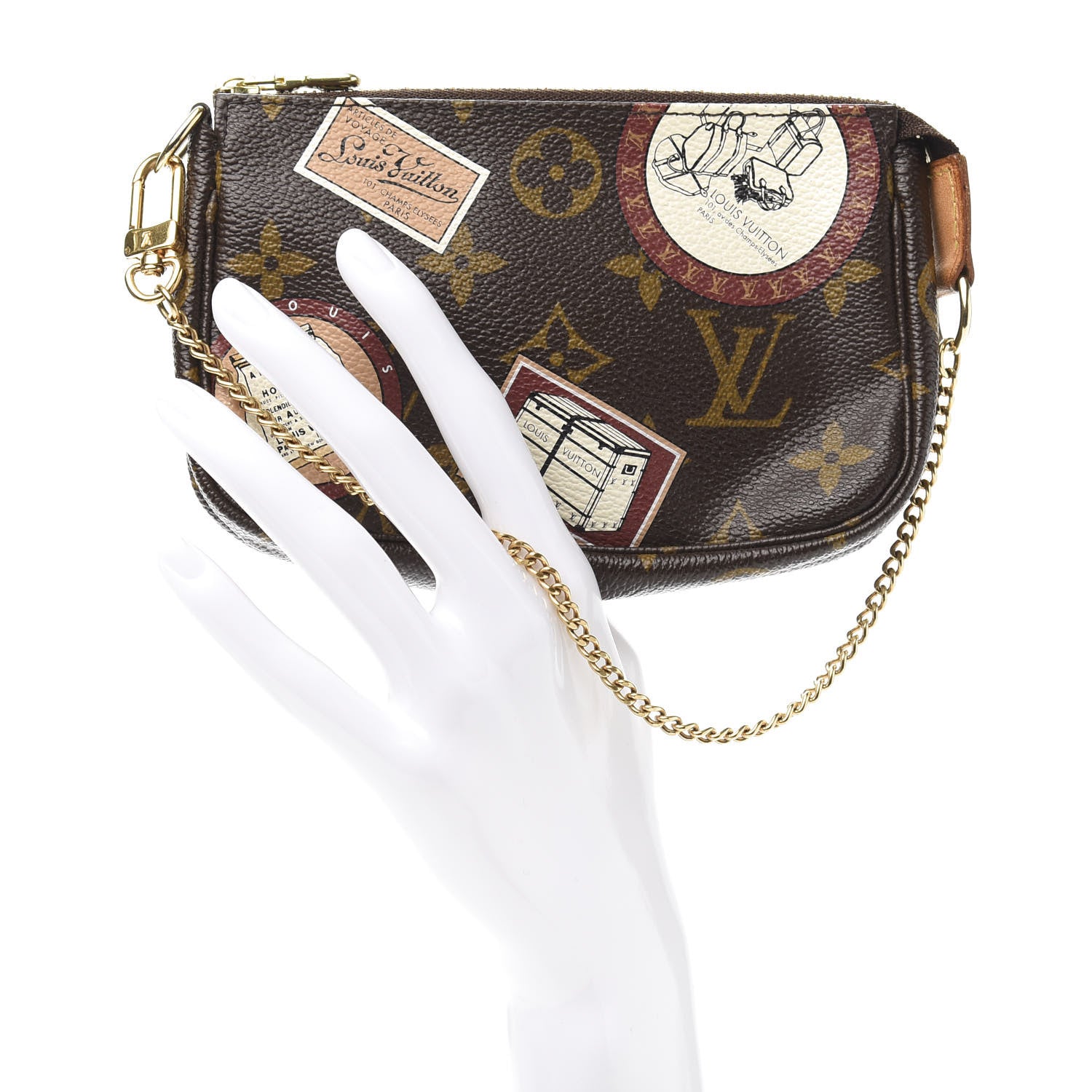 Louis Vuitton Monogram Patch Mini Pochette Accessories 2 of 9