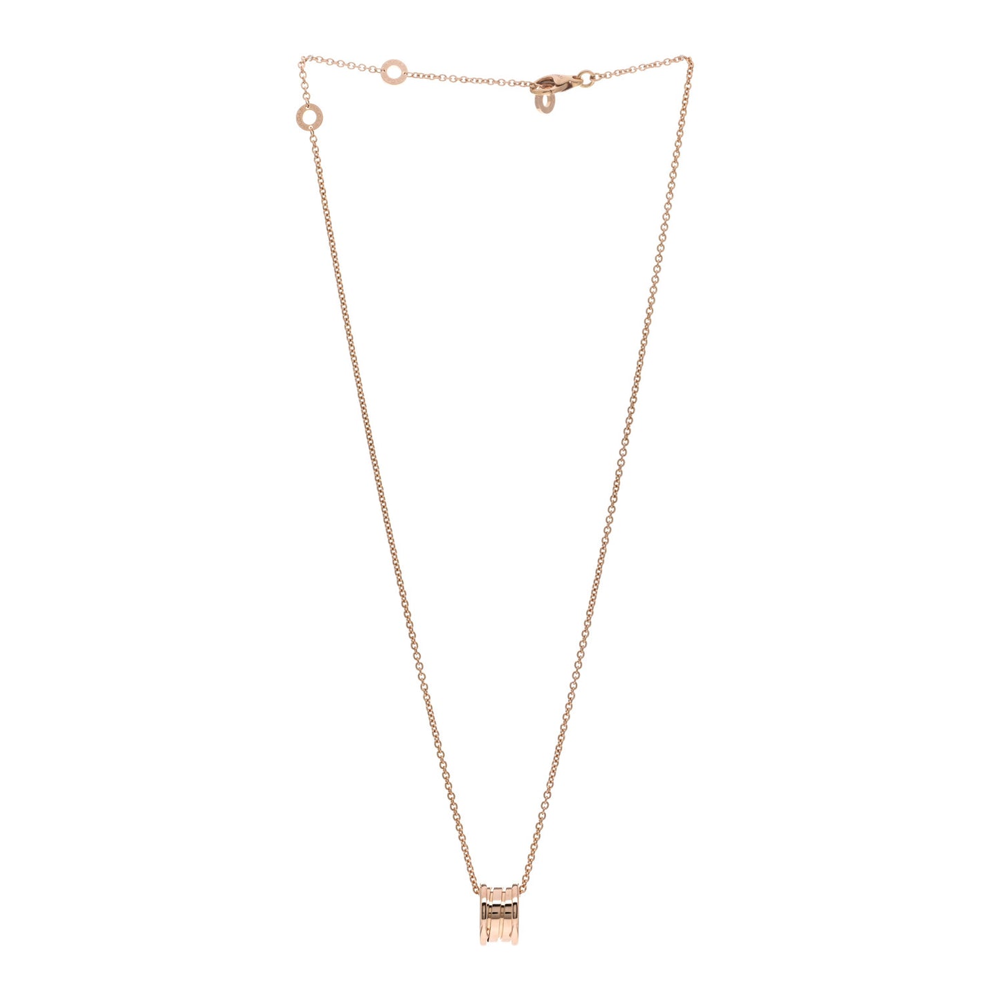 18K Rose Gold B.Zero1 Pendant Necklace