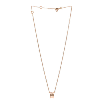 Bulgari 18K Rose Gold B.Zero1 Pendant Necklace 3 of 5
