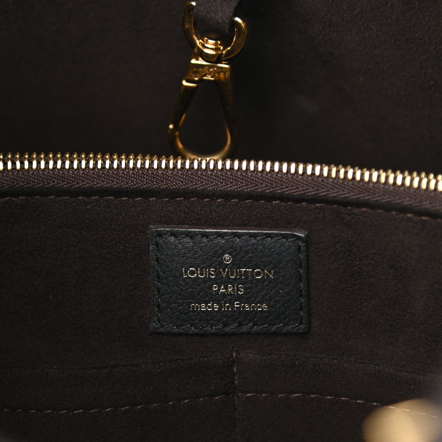 Louis Vuitton Calfskin Monogram Kimono Tote Black 6 of 11