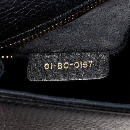 Christian Dior Grained Calfskin Medium Diorama Flap Bag Black 7 of 11