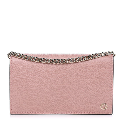 Gucci Dollar Calfskin Medium Betty Chain Wallet Soft Pink 1 of 9