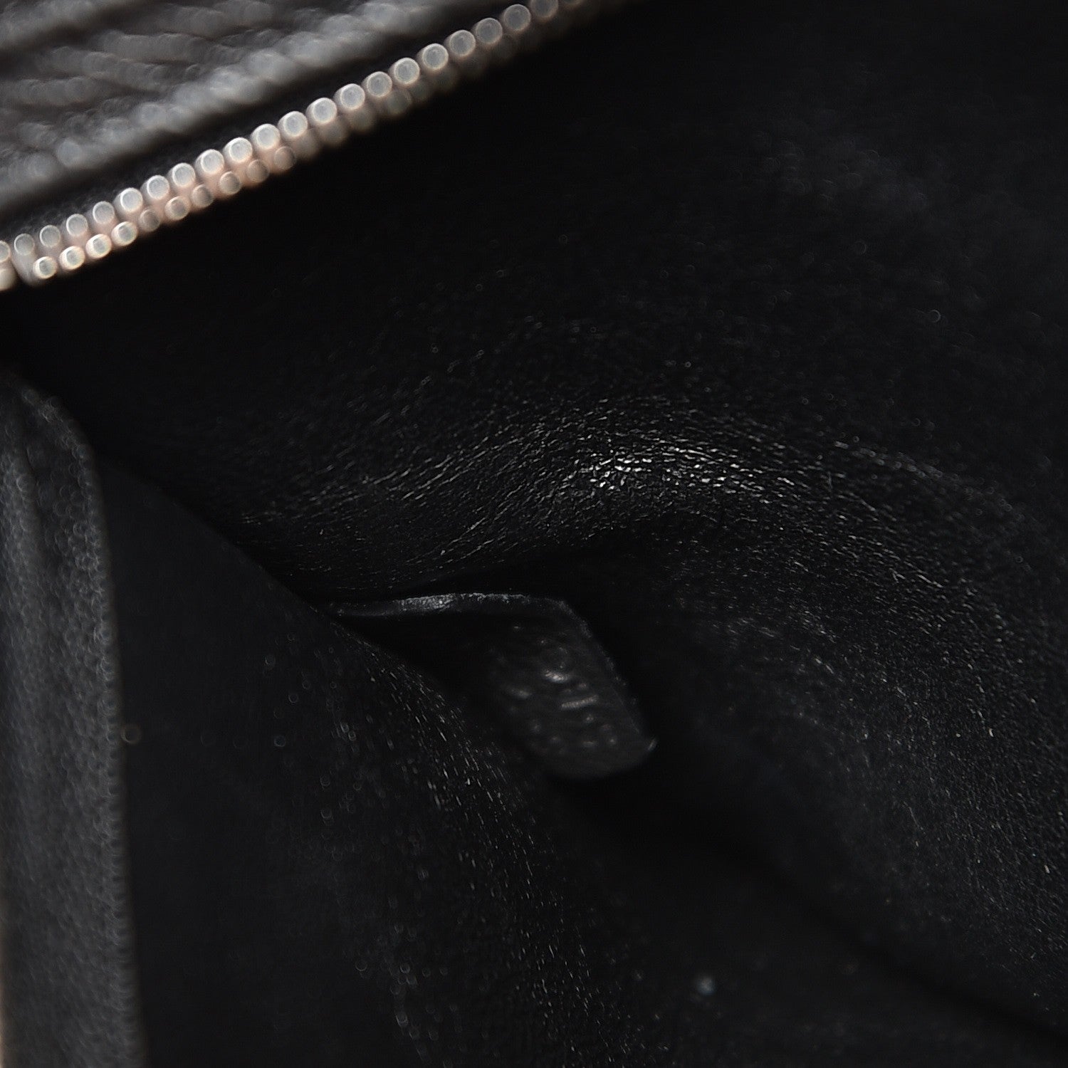 Celine Drummed Calfskin Suede Small Trapeze Black 8 of 8