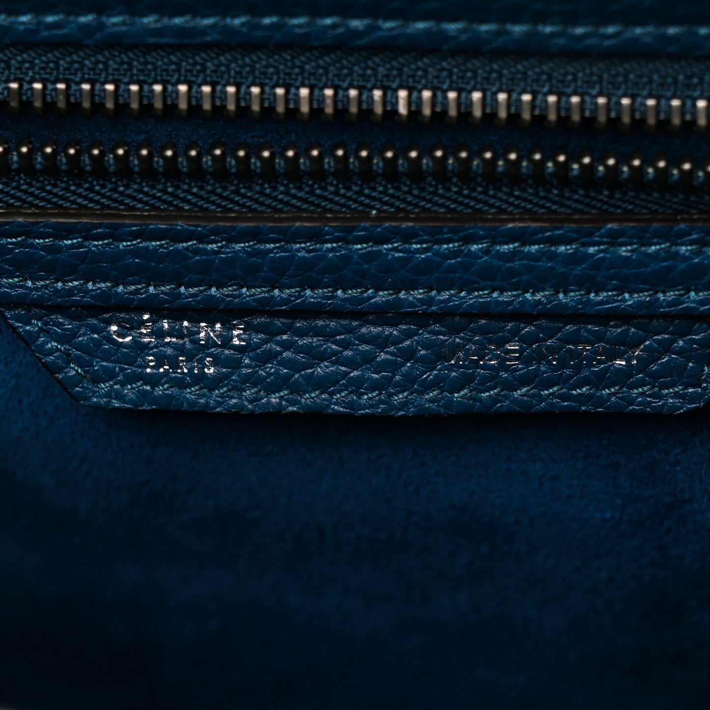 Drummed Calfskin Micro Luggage Orage