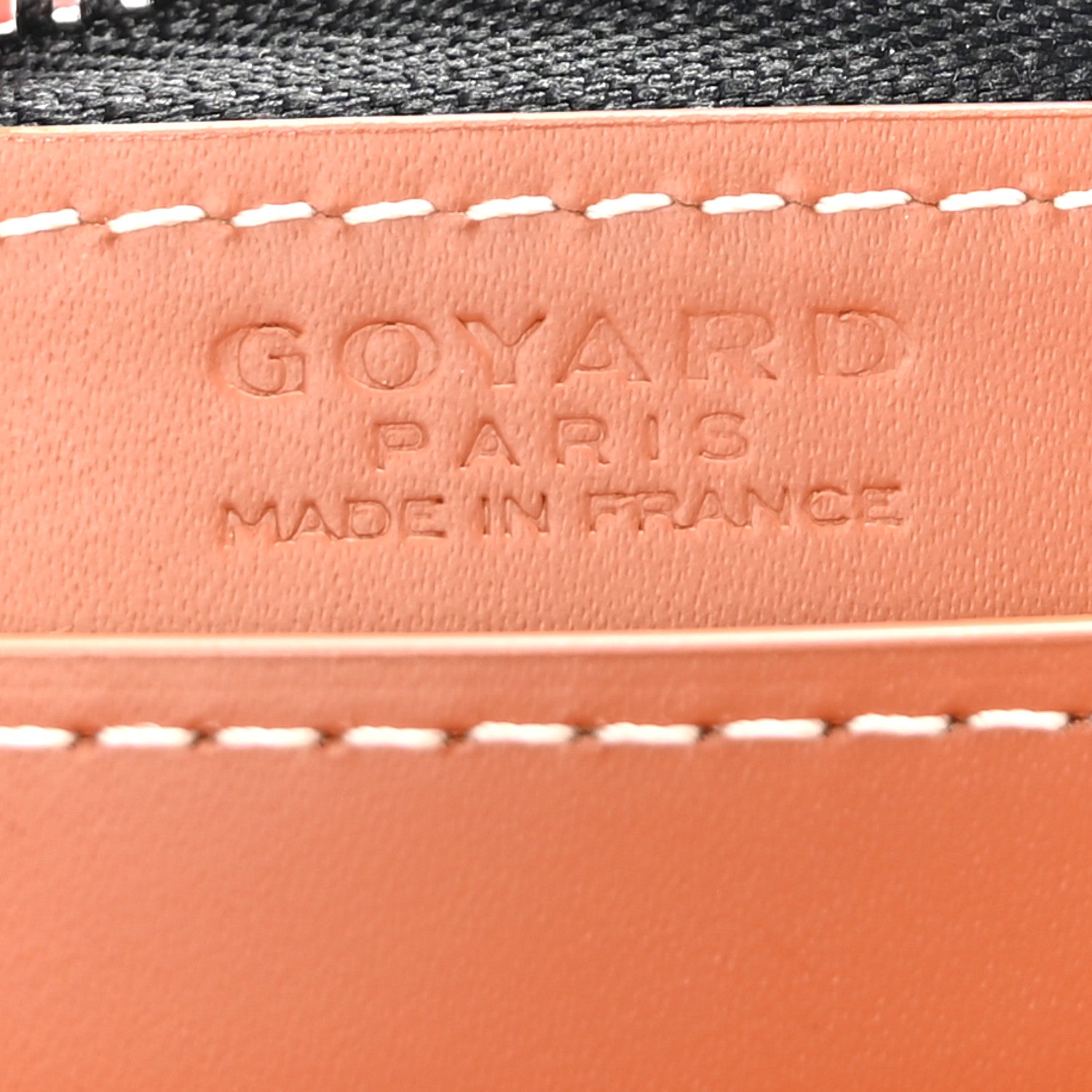Goyard Goyardine Matignon PM Wallet Black Gold 6 of 7
