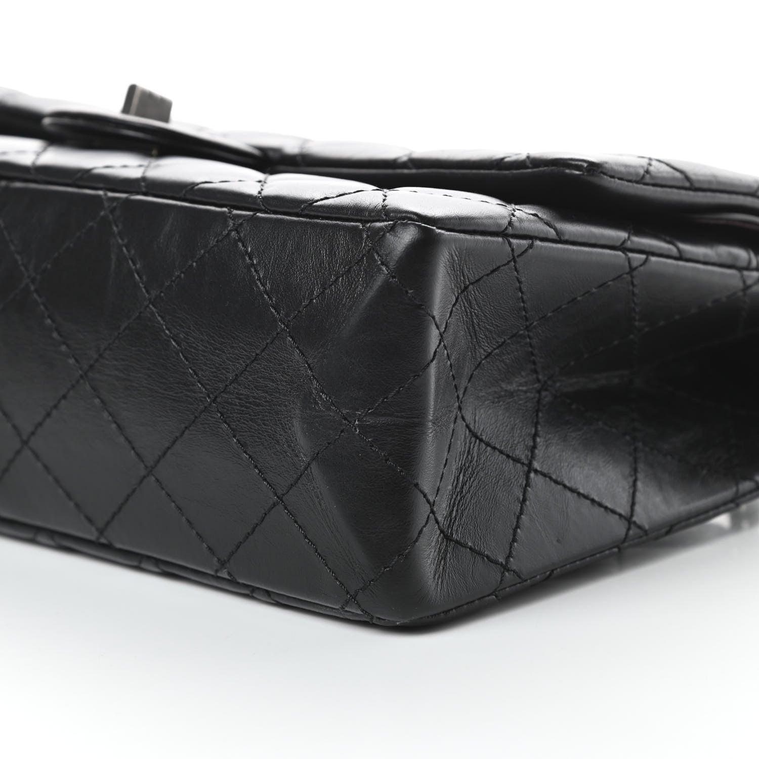 Chanel Aged Calfskin Quilted 2.55 Reissue 226 Black 10 of 13