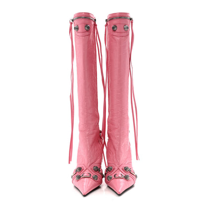 Balenciaga Agneau Arena Cagole 90mm Boots 39 Sweet Pink 2 of 11