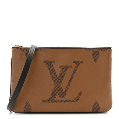 Louis Vuitton Reverse Monogram Giant Double Zip Pochette 1 of 10