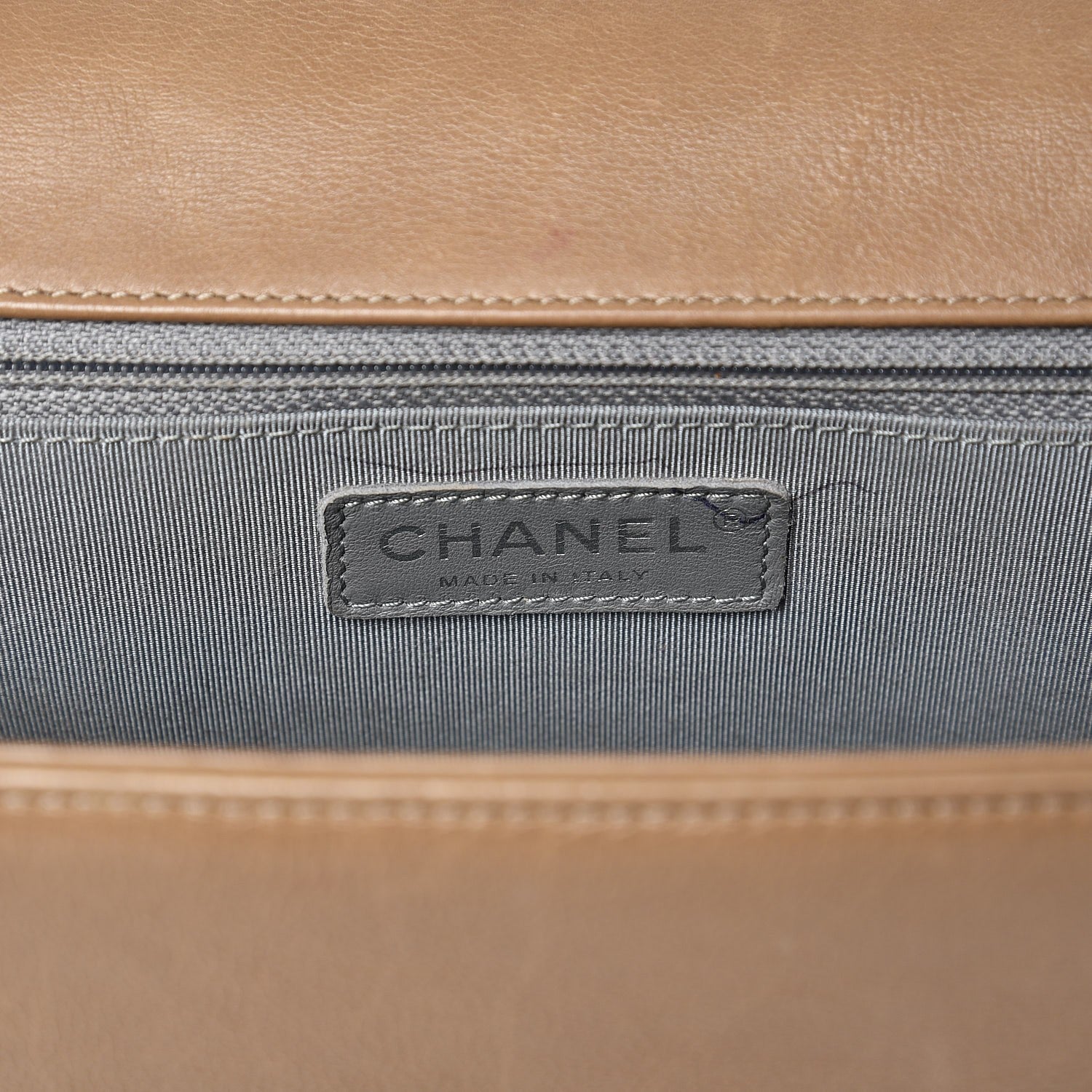 Chanel Calfskin Double Stitch New Medium Boy Flap Camel 6 of 18