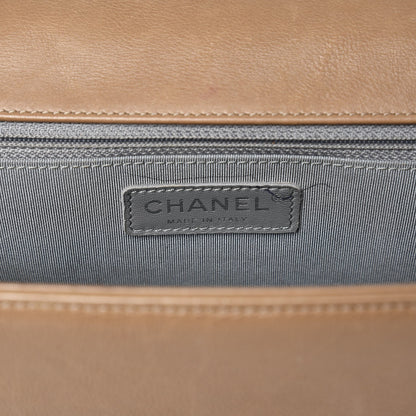 Chanel Calfskin Double Stitch New Medium Boy Flap Camel 6 of 18