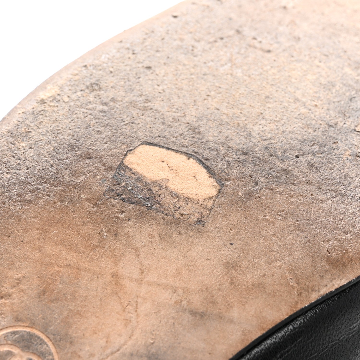 Chanel Goatskin Grosgrain Cap Toe CC Slingback Flats 39.5 Black 12 of 14
