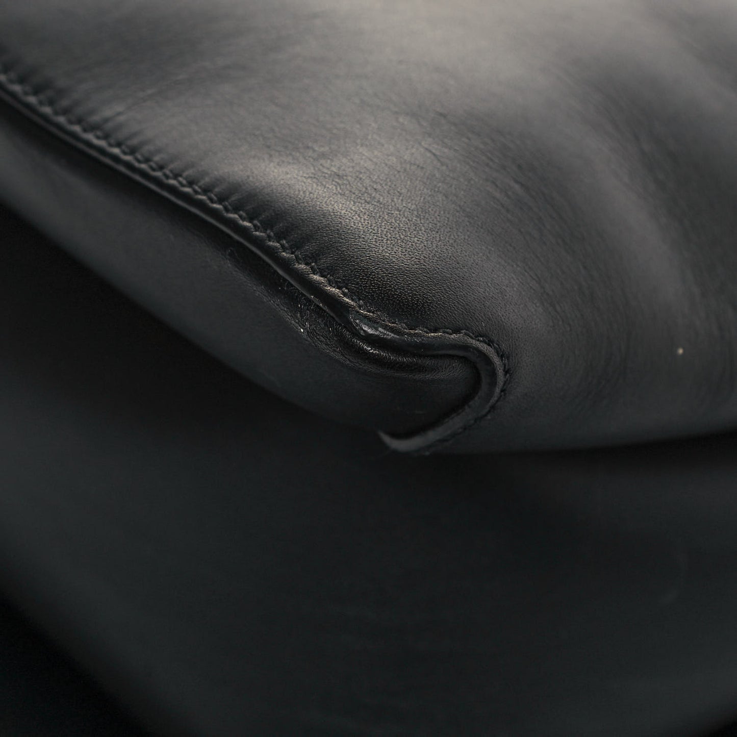 New Calfskin Medium Ingrid Top Handle Bag Black