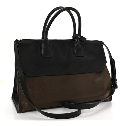 Prada Glace Calfskin Sound Tote Bag Militare Black 3 of 15