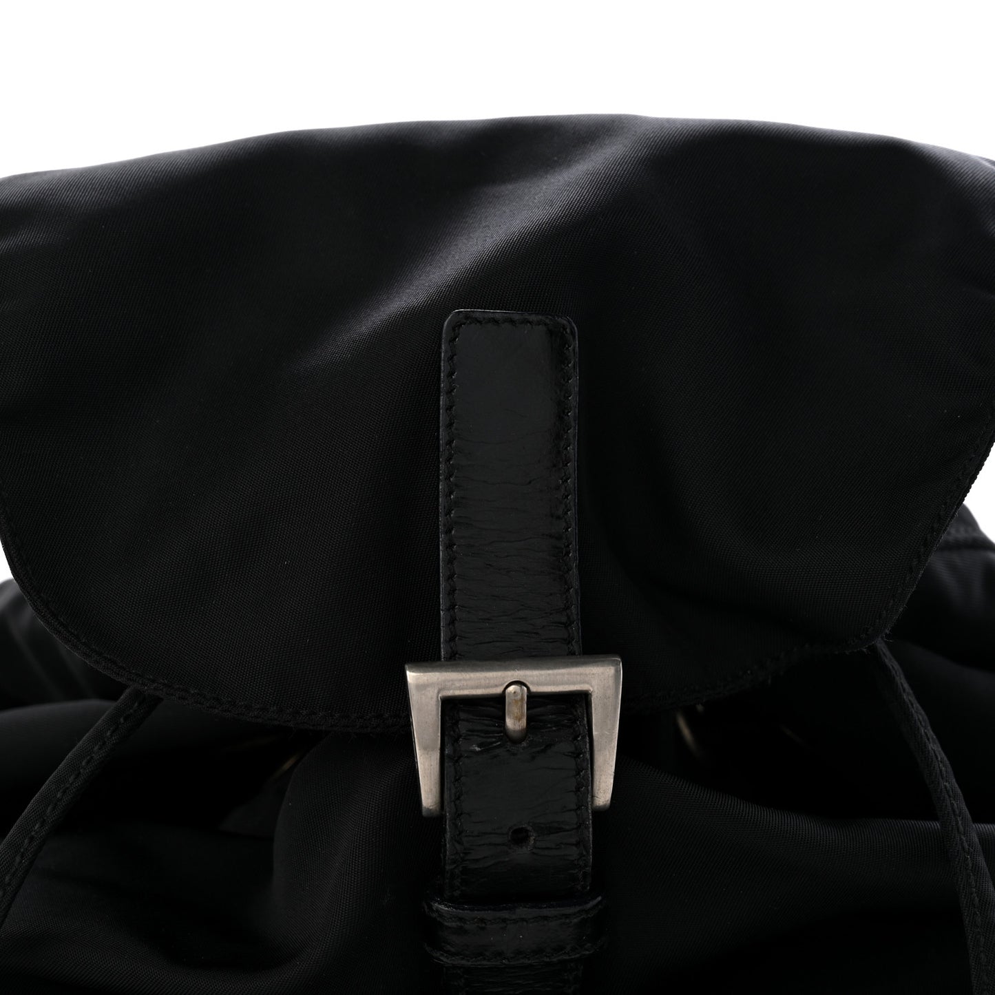 Tessuto Nylon Vela Cinch Backpack Black