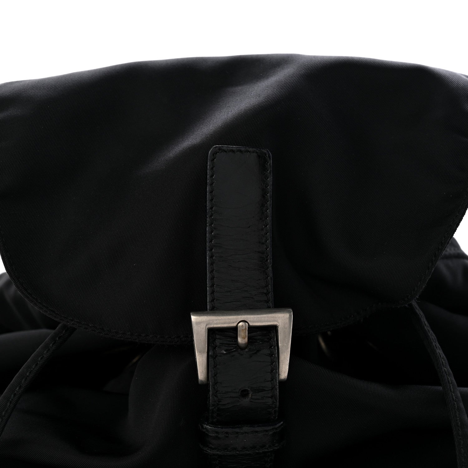 Prada Tessuto Nylon Vela Cinch Backpack Black 8 of 13
