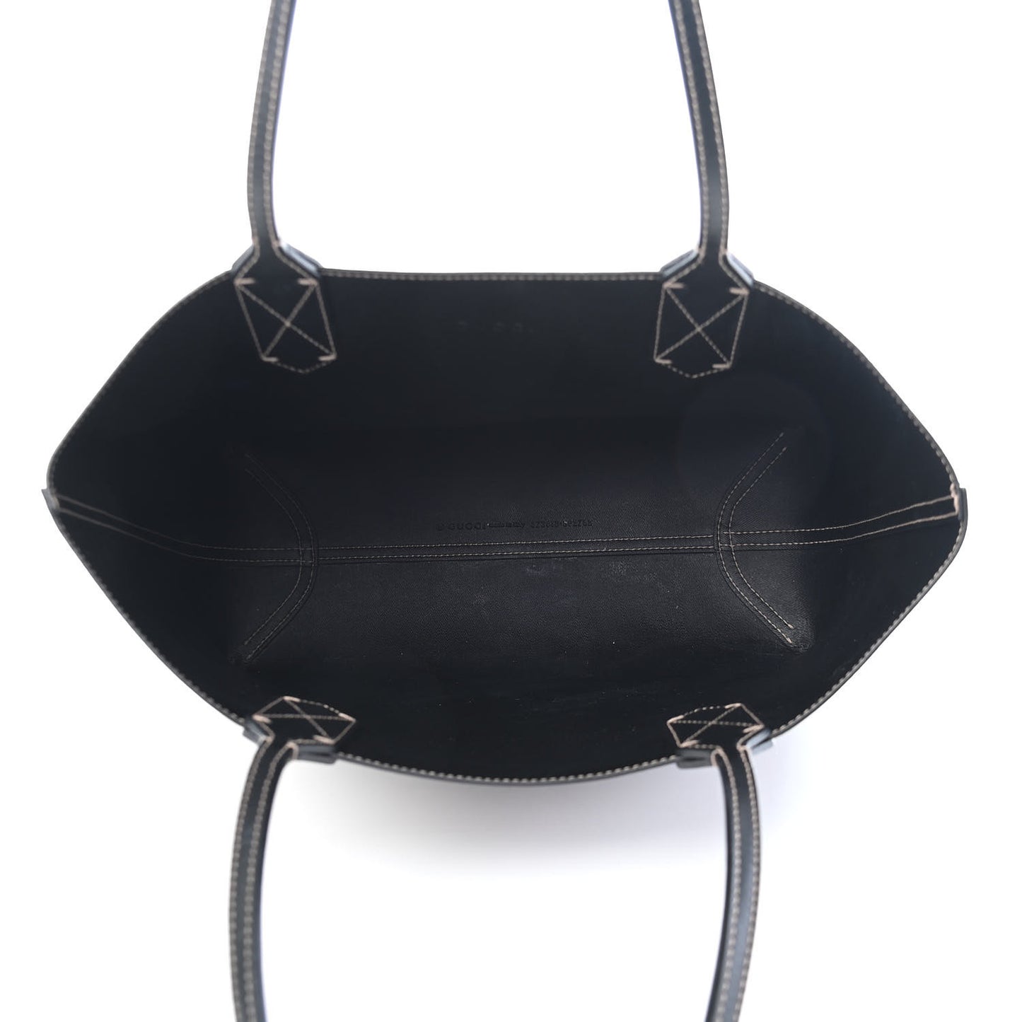 GG Supreme Monogram Small Reversible Tote Dark Brown