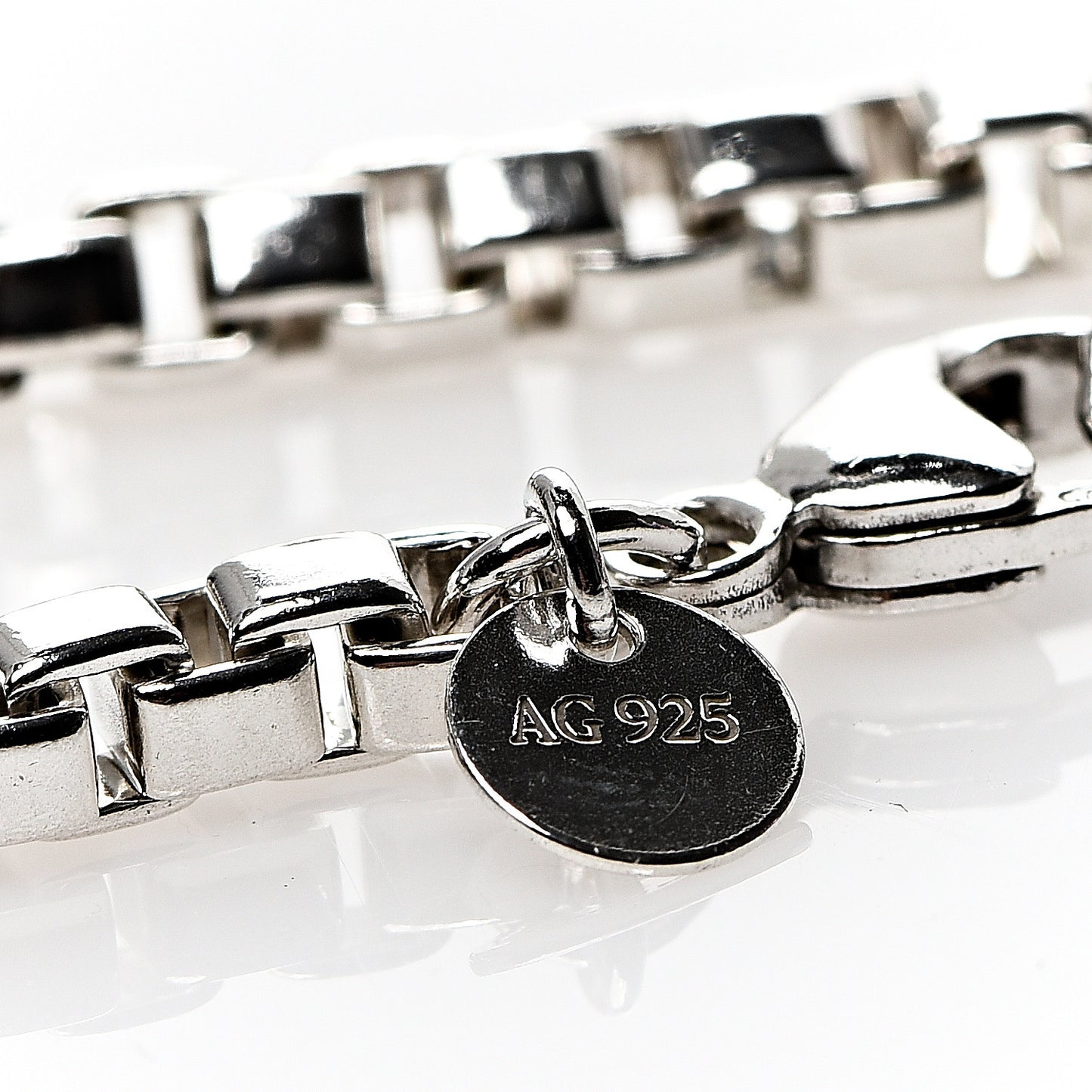 Sterling Silver 4mm Venetian Link Bracelet