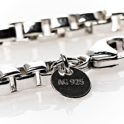 Tiffany Sterling Silver 4mm Venetian Link Bracelet 3 of 4