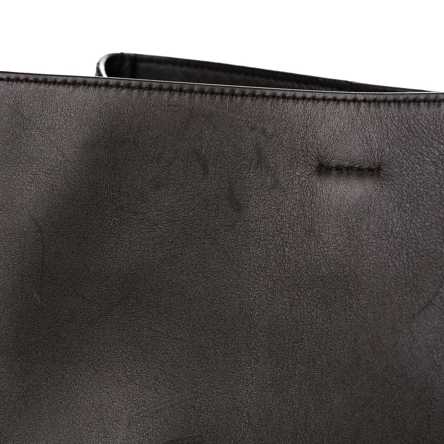 Celine Supersoft Calfskin Sangle Bucket Bag Wood 21 of 24