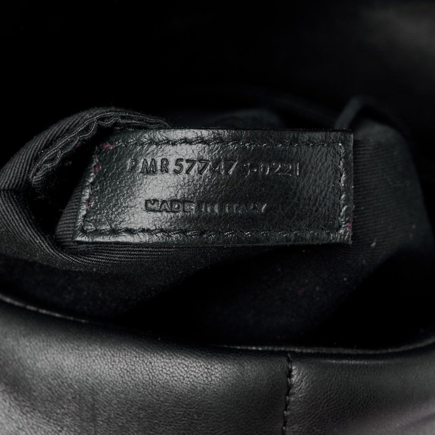 Saint Laurent Lambskin Quilted Monogram Monochrome Medium Loulou Puffer Chain Satchel Black 7 of 11