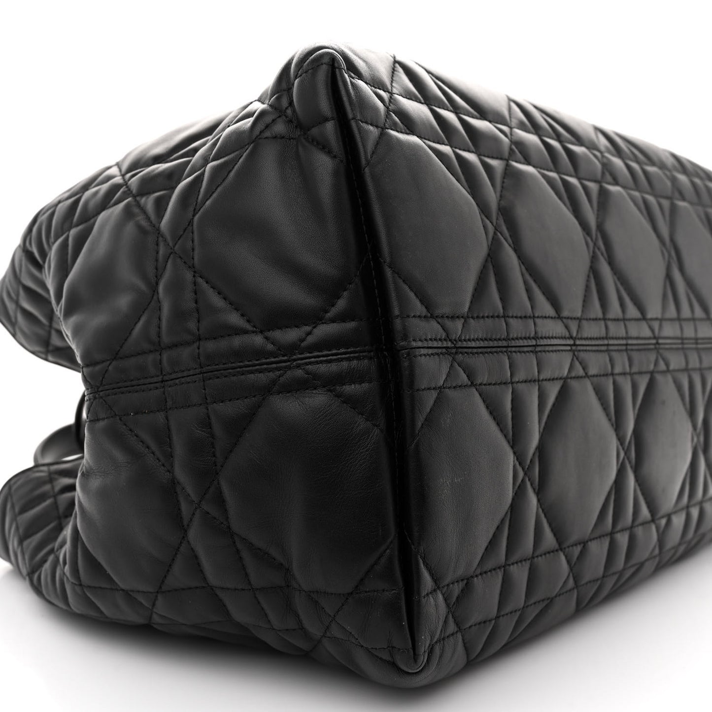 Calfskin Macrocannage Large Toujours Black