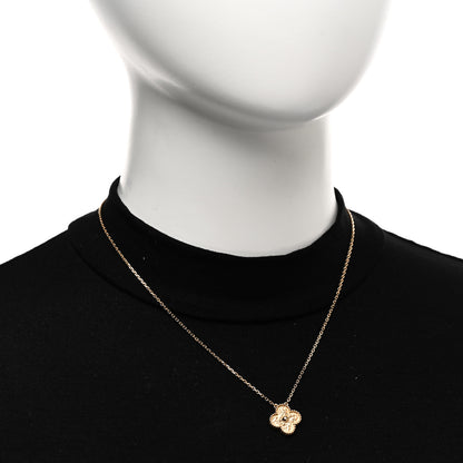 Van Cleef & Arpels 18K Yellow Gold Vintage Alhambra Pendant Necklace 2 of 5