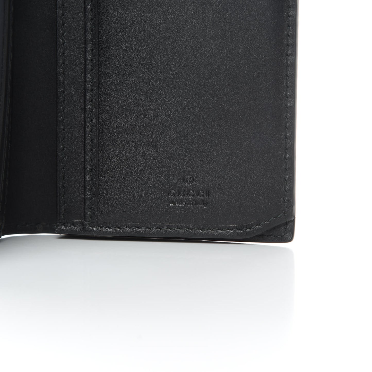 Guccissima Signature Web New Web Long Wallet Black