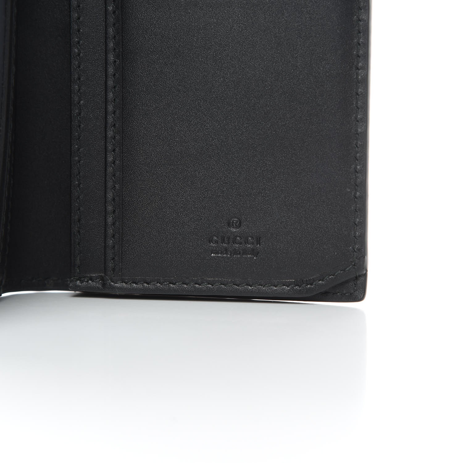 Gucci Guccissima Signature Web New Web Long Wallet Black 6 of 8