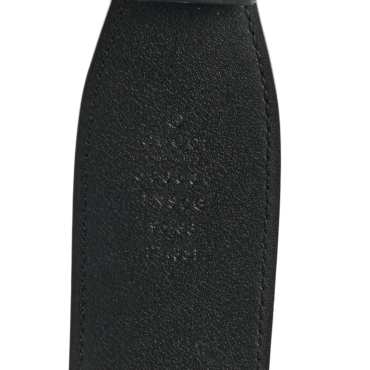 Efesto Leather Horsebit 25mm Belt 95 38 Black