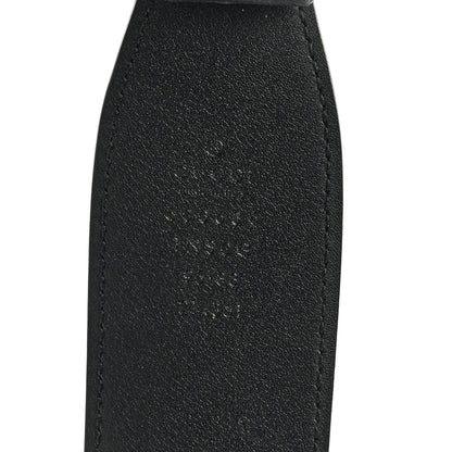 Gucci Efesto Leather Horsebit 25mm Belt 95 38 Black 3 of 4